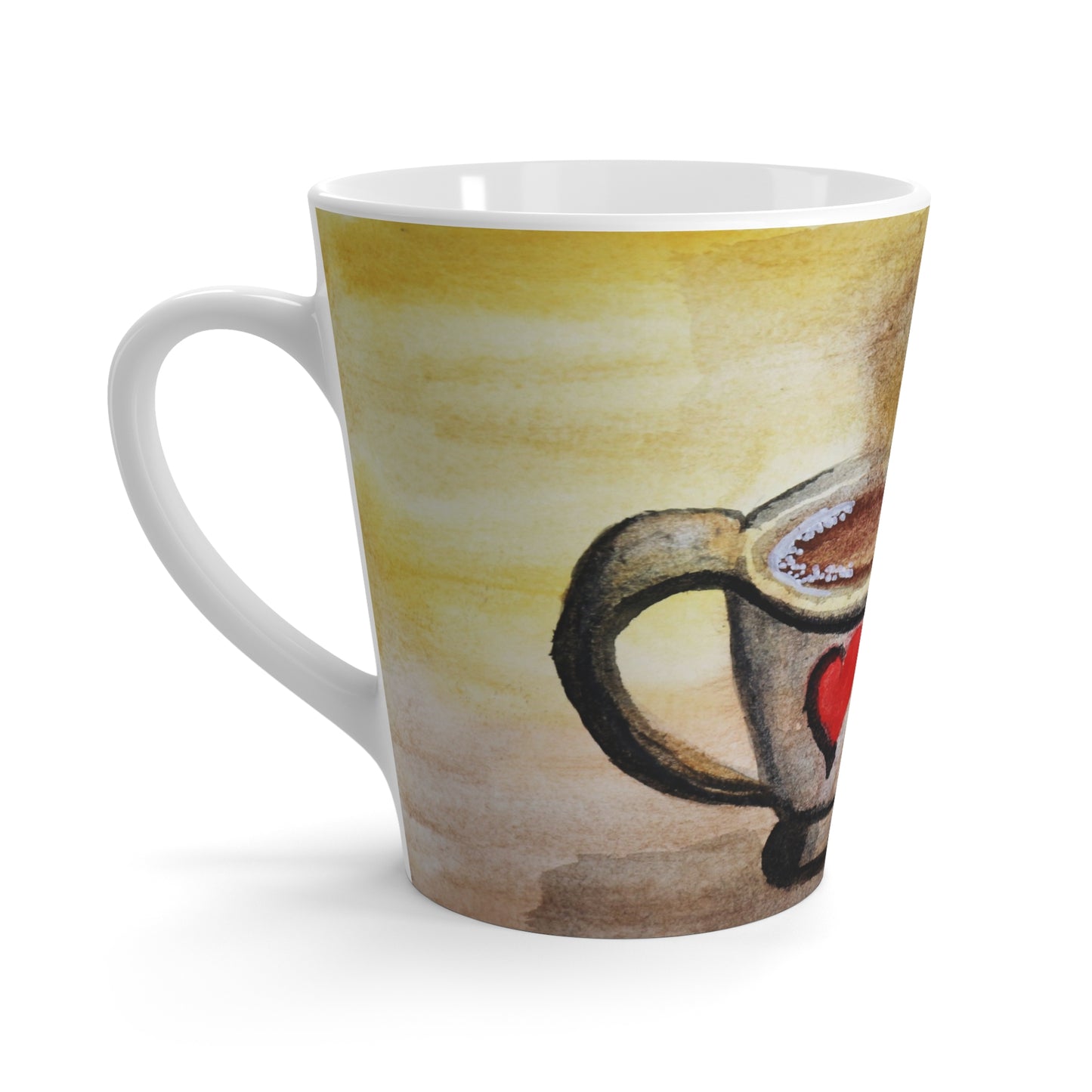 Latte Mug Two Cups, One Heart