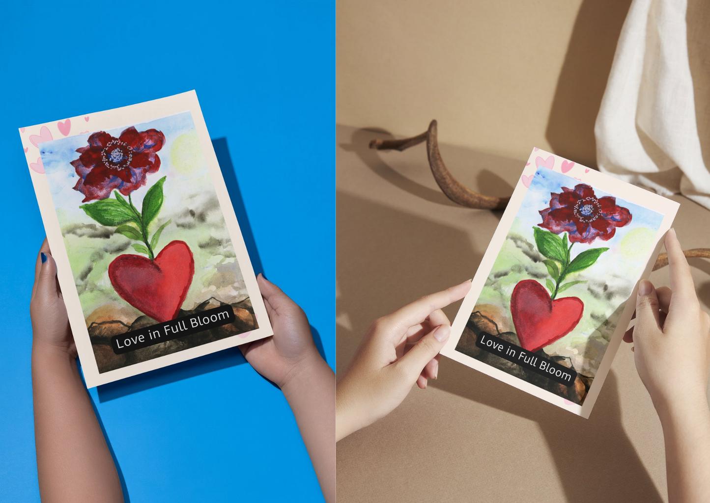 Love Blooms Valentine's Card