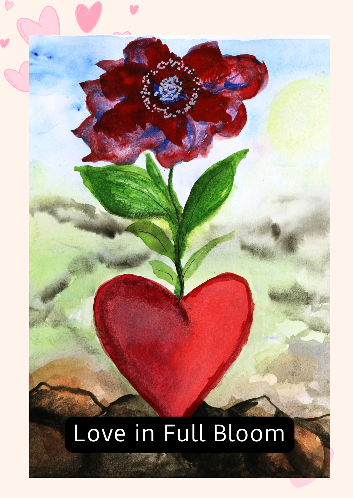 Love Blooms Valentine's Card